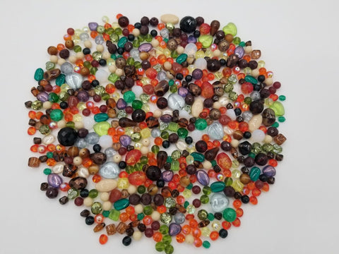 FALL COLORS 2024 MIX • Assorted Glass Beads • 6-18mm • Czech Republic Beads ModeBeads
