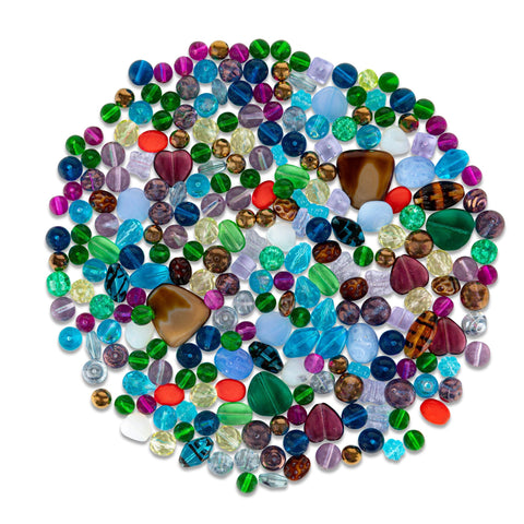 HELINA MIX • Assorted Glass Beads • 6-18mm • Czech Republic Beads ModeBeads