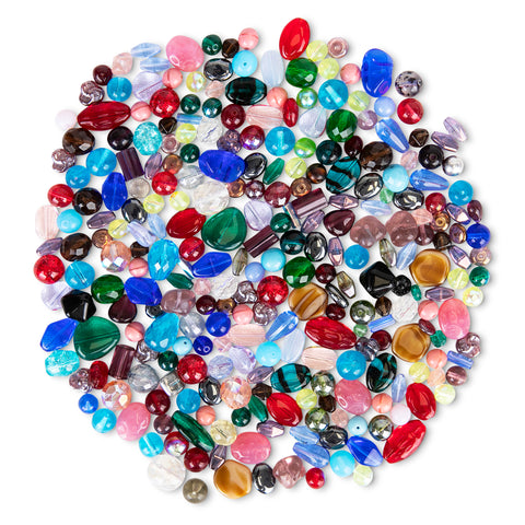 URBAN MIX • Assorted Glass Beads • 6-18mm • Czech Republic Beads