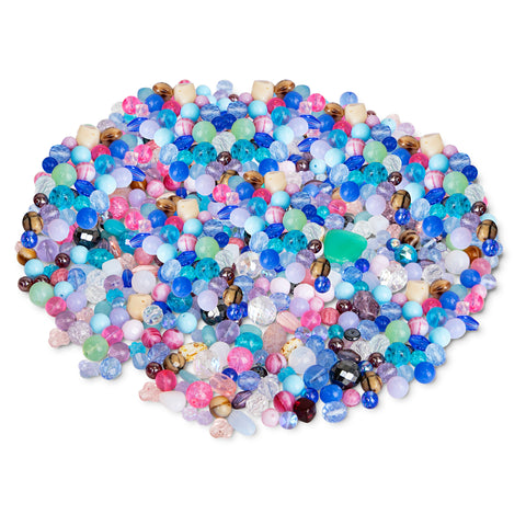 MERMAID MIX • Assorted Glass Beads • 6-18mm • Czech Republic Beads