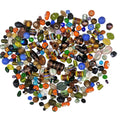 FALL COLORS • Assorted Glass Beads • 4-18mm • Czech Republic Beads ModeBeads Half Pound Bag 