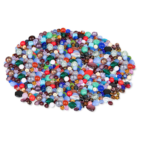 GARDEN MIX • Assorted Glass Beads • 6-18mm • Czech Republic Beads ModeBeads 