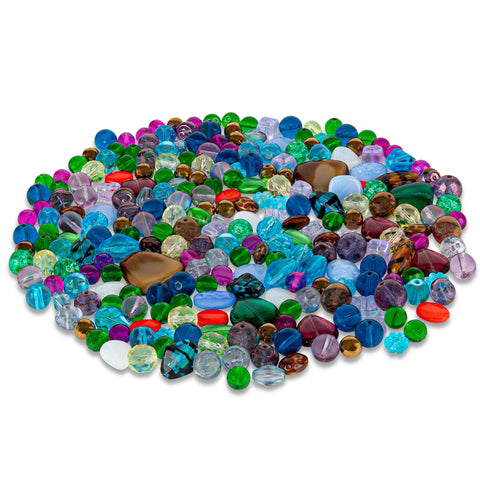 HELINA MIX • Assorted Glass Beads • 6-18mm • Czech Republic Beads ModeBeads 