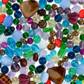 HELINA MIX • Assorted Glass Beads • 6-18mm • Czech Republic Beads ModeBeads Half Pound Bag 1 Bag 
