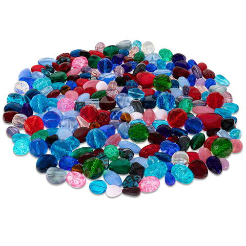 LARGE SIZE BEADS • 12-22mm Mix • Assorted Glass Beads • Czech Republic Beads ModeBeads 