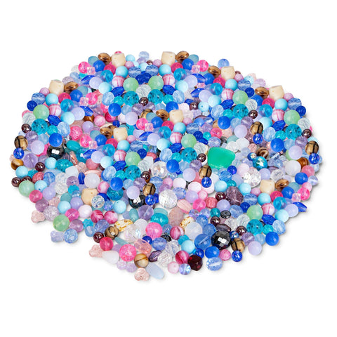 MERMAID MIX • Assorted Glass Beads • 6-18mm • Czech Republic Beads ModeBeads 