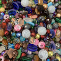 MONTHLY GRAB BAG • Assorted Glass Beads • 4-18mm • Heart Rock Beads By ModeBeads • Czech Republic Beads ModeBeads 