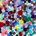 WILDFLOWER MIX • Assorted Glass Beads • 6-18mm • Czech Republic Beads ModeBeads One Pound Bag 1 Bag 